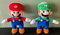 PELUCHE - MARIO BROS ET LUIGI 60 CM (24